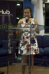 Josique Lorenzo speaking at the official OCSDNet Launch Event 