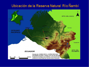 Figure 1. Location of Natural Reserve Ñambi River